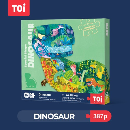 TOI Art Puzzle Dinosaur Rhinoceros Blue Whale Suitable for Age 8-10 Educational Jigzaw Puzzle