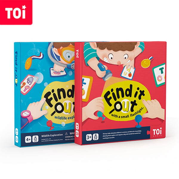 TOI Find It Out Board Game Suitable for Age 3+  Interactive Memory Puzzle Educational by WISHLAND