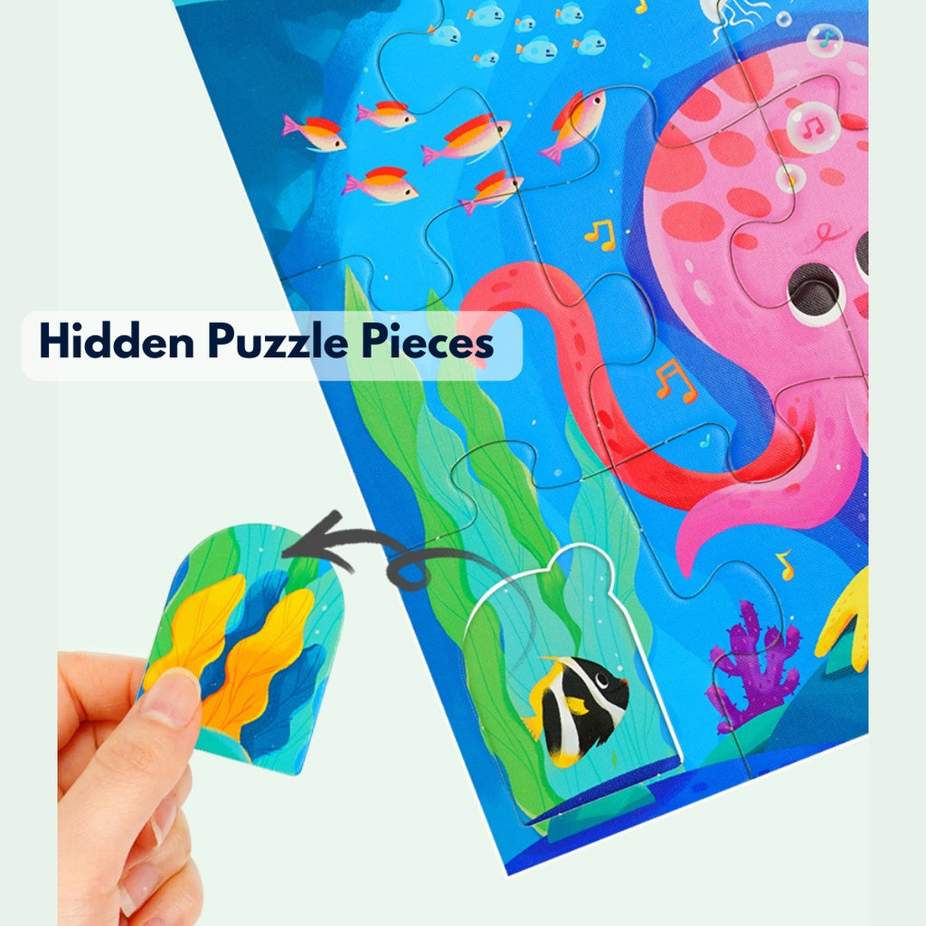 TOI Touch & Feel Puzzle Jigzaw Puzzle for Kids Suitable for Age 2+