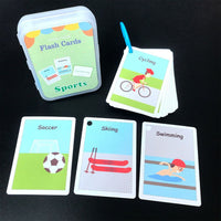 Early Kid Learn Flash Cards Cognitive Educational Toys by WISHLAND