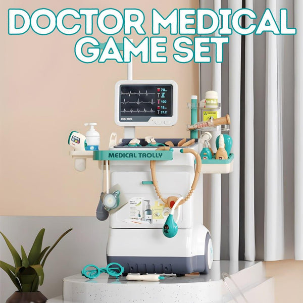 Doctor Medical Game Set with Lights and Sounds for Kids Pretend Play by WISHLAND