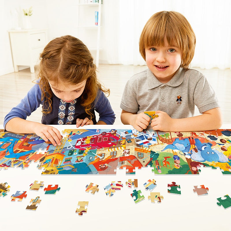 TOI Leveled Puzzles Educational Toy Jigsaw Puzzles For Kids Aged 0-9 Years Progressive Puzzle