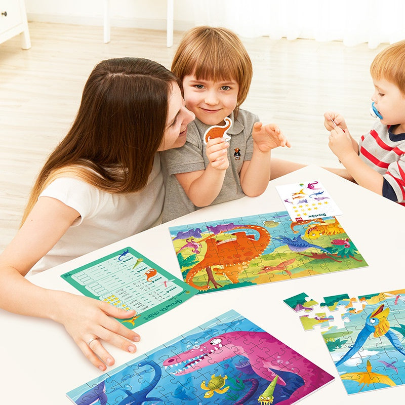 TOI Leveled Puzzles Educational Toy Jigsaw Puzzles For Kids Aged 0-9 Years Progressive Puzzle