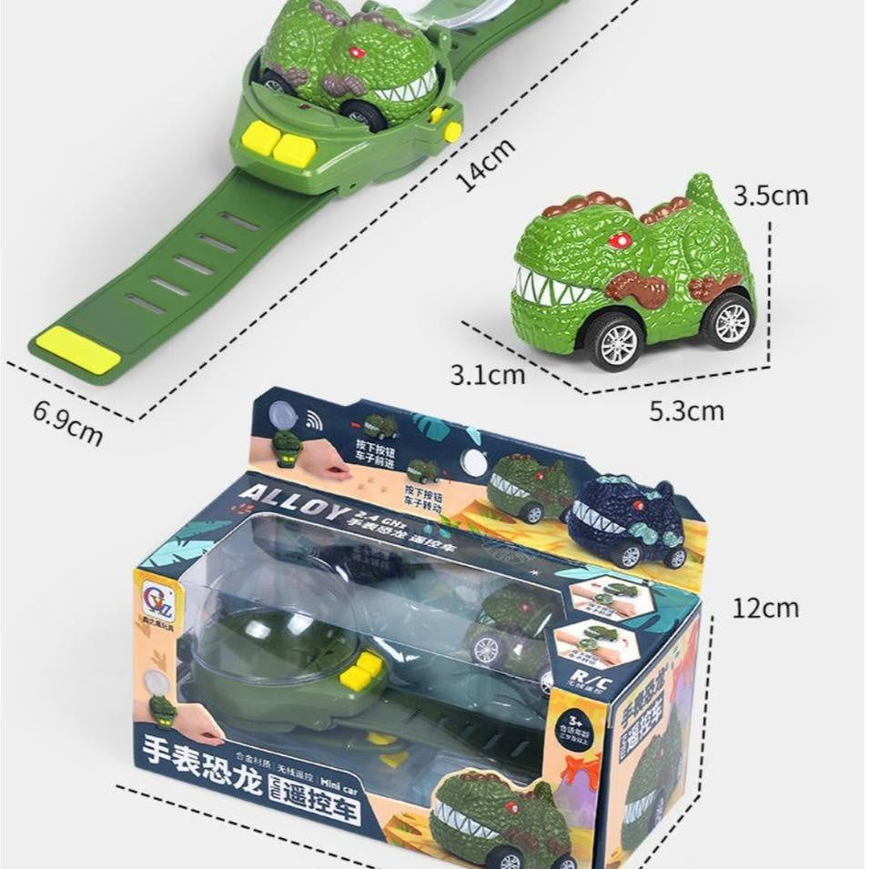 Dinosaur Telecar Watch Remote Control Car Watch Wrist Racing Car Watch by WISHLAND