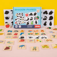 Wooden Shadow Paired Educational Toy Montessori Toy by WISHLAND