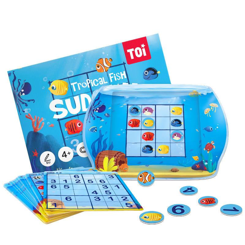 TOI Sudoku Board Game Suitable For Age 3+ Magnetic Board Educational Toy for Kids by WISHLAND