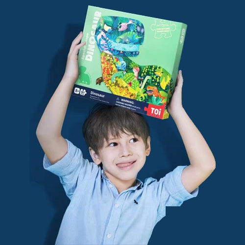 TOI Art Puzzle Dinosaur Rhinoceros Blue Whale Suitable for Age 8-10 Educational Jigzaw Puzzle