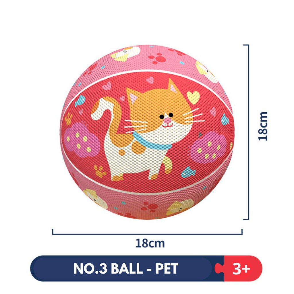 TOI Children Basketball Indoor and Outdoor Rubber Ball for Kids