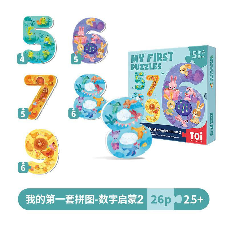 TOI My First Puzzle Suitable for Age 2+ Educational Toy for Kids