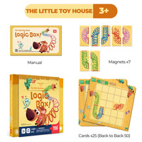 TOI Logic Box Board Game Suitable for Age 3+ Educational Toy Logical Thinking for Kids by WISHLAND