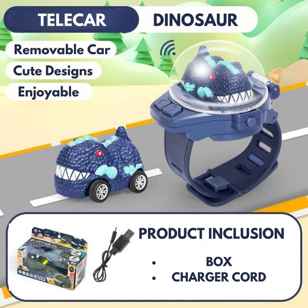 Dinosaur Telecar Watch Remote Control Car Watch Wrist Racing Car Watch by WISHLAND