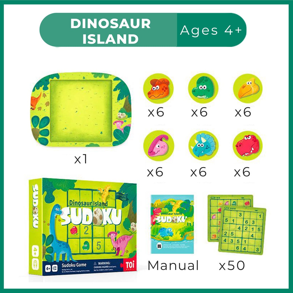 TOI Sudoku Board Game Suitable For Age 3+ Magnetic Board Educational Toy for Kids by WISHLAND