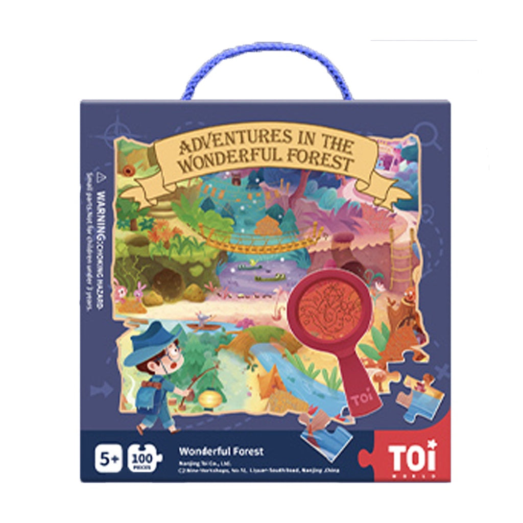 TOI Adventure in the Dinosaur World/Enchanted Forest Jigsaw Puzzle Temperature Discoloration Puzzle