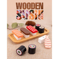 Wooden Sushi Japanese Food Play Set Wooden Kitchen Toy by WISHLAND