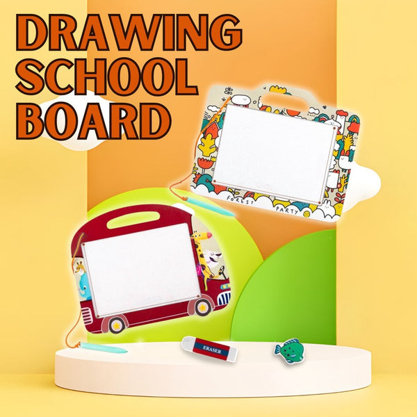 Drawing School Board Educational Toy Doodle Drawing Board by WISHLAND