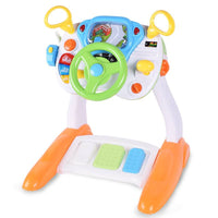 BAOLI Simulated Driver Simulation Car Driving Toy with Music and Light by WISHLAND