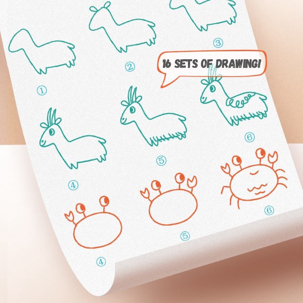 Drawing School Board Educational Toy Doodle Drawing Board by WISHLAND