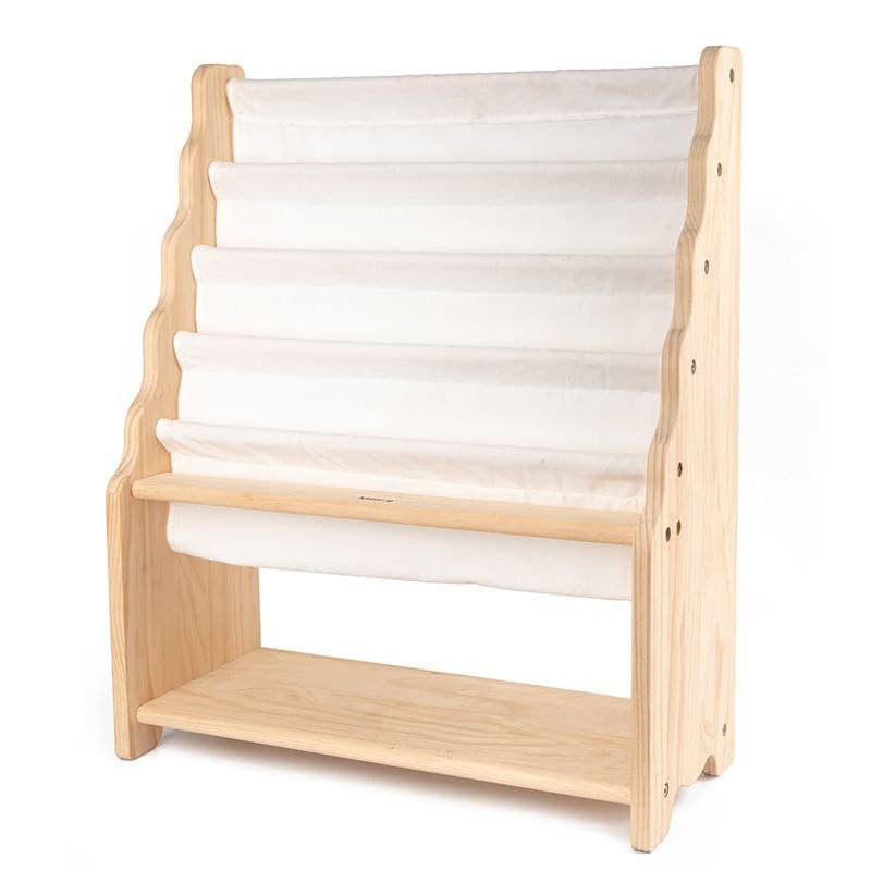 KIENVY Wooden Sling Bookshelf Rack Storage Organizer by WISHLAND