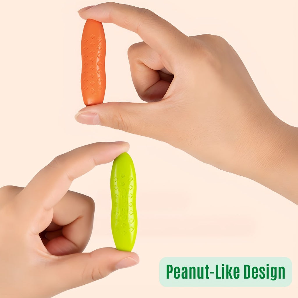 Peanut Crayons for Kids, Washable Non-Toxic Watercolor Sticks–  SearchFindOrder