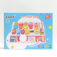 KABI Wooden Ice Cream Shop Pretend Play by WISHLAND