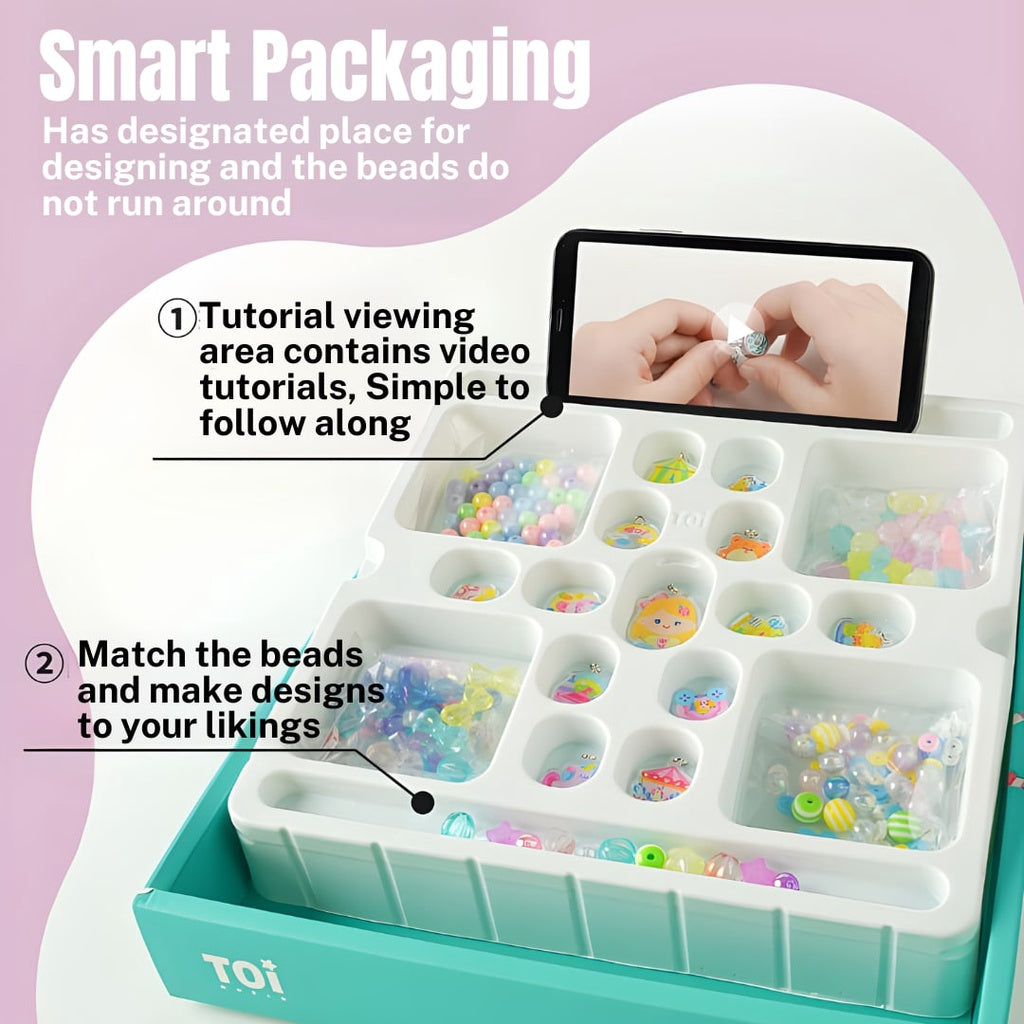 TOI Do-It-Yourself Kids Jewelry Accessories Beads for Fashion Pretend Play