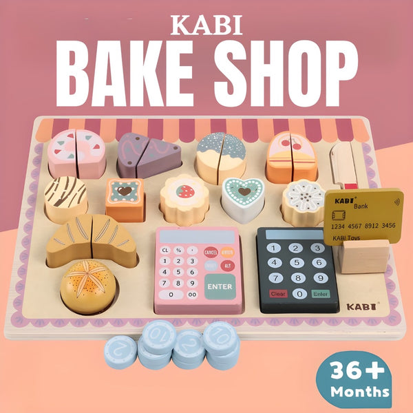 KABI Wooden Bake Shop Pretend Play by WISHLAND