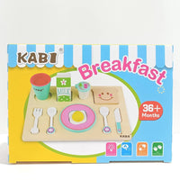 KABI Wooden Breakfast Pretend Play by WISHLAND