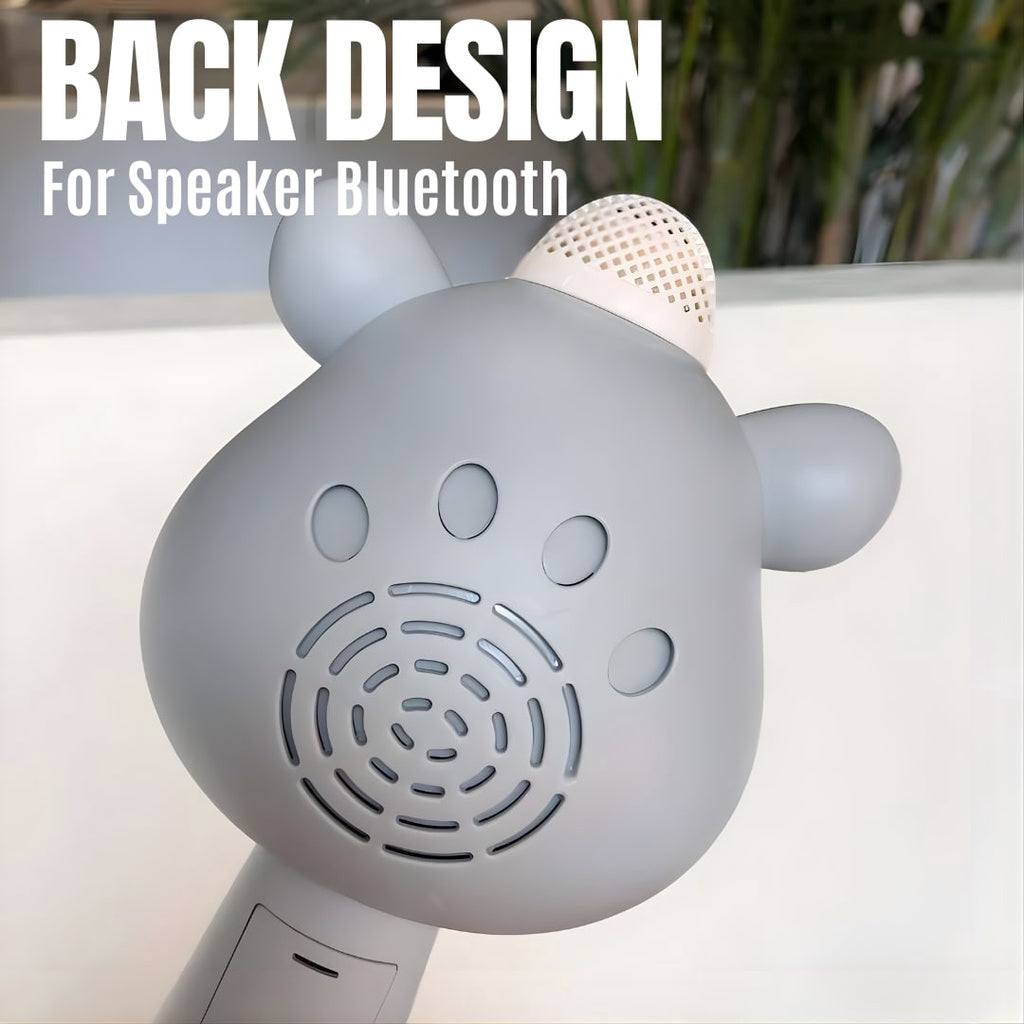 Children Microphone with Bluetooth Speaker Animal Design Mic for Kids by WISHLAND