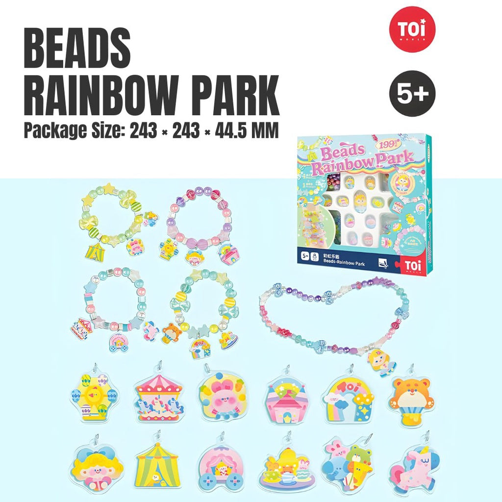 TOI Do-It-Yourself Kids Jewelry Accessories Beads for Fashion Pretend Play