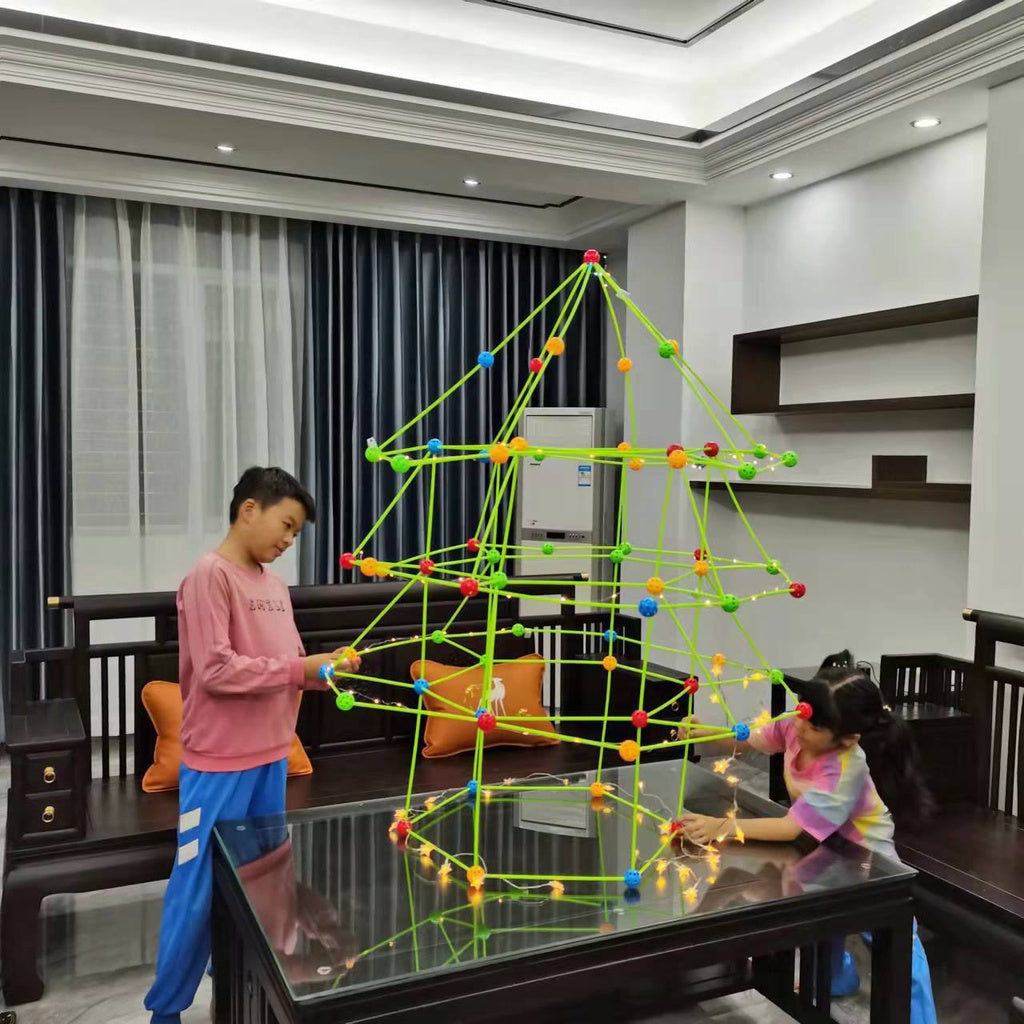 Build Your Own Fort Christmas Tree Kit for Kids by WISHLAND