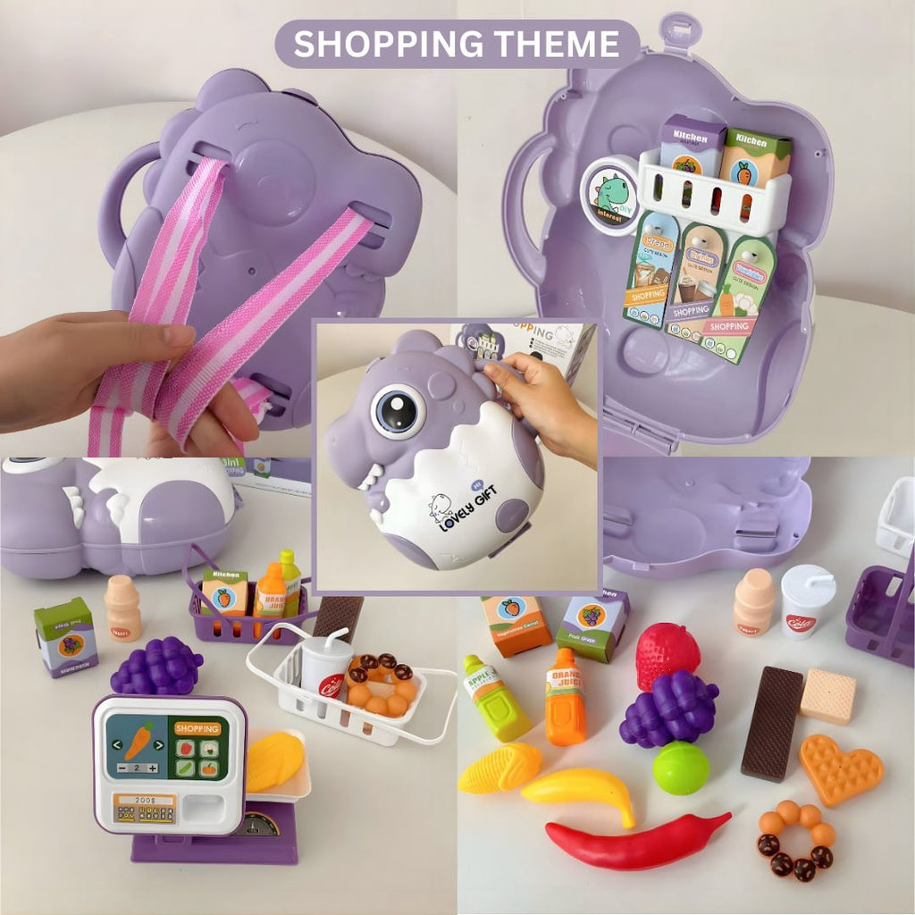 Lovely Backpack Accessory Sets Pretend Toy for Kids by WISHLAND