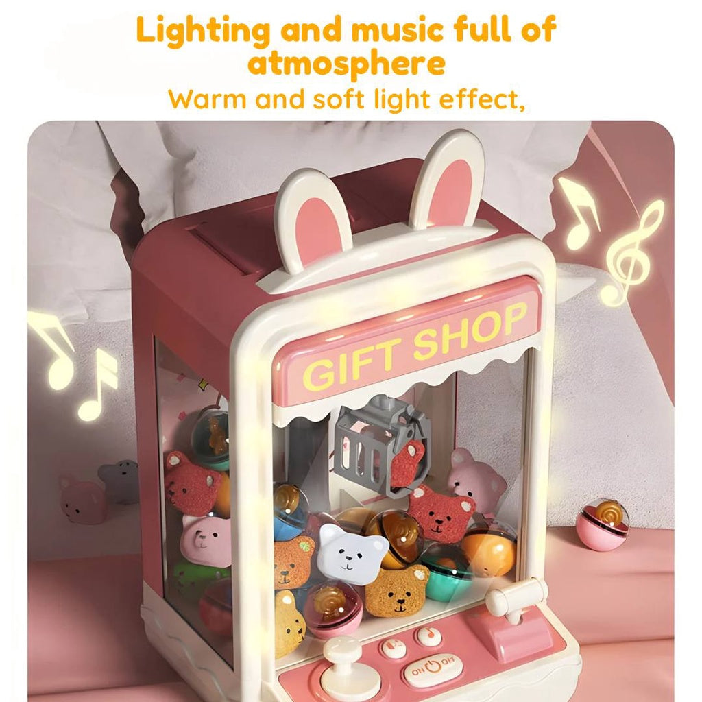 Gift Shop Claw Machine with Lights and Sounds for Kids Pretend Play by WISHLAND