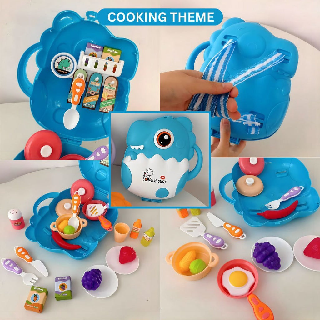 Lovely Backpack Accessory Sets Pretend Toy for Kids by WISHLAND