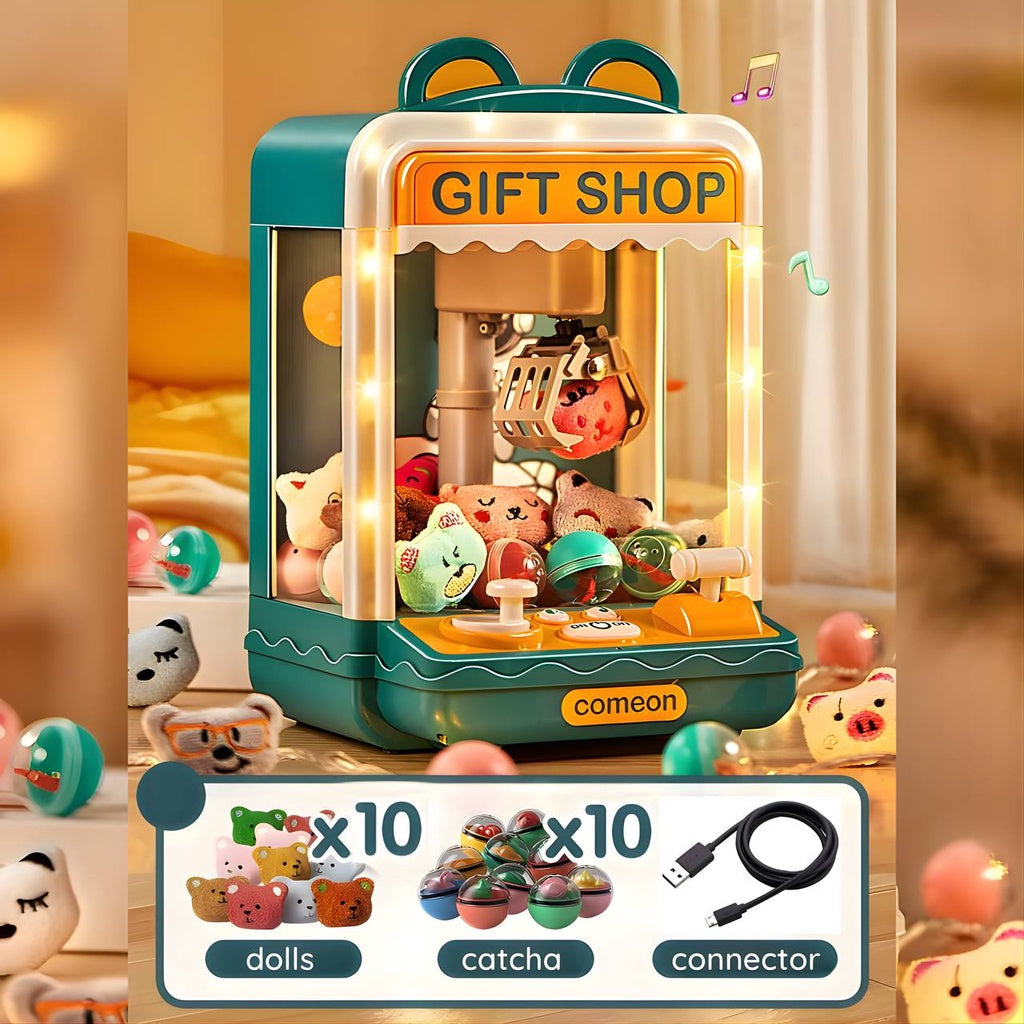 Gift Shop Claw Machine with Lights and Sounds for Kids Pretend Play by WISHLAND