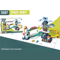 Dinosaur and Space Orbit Car Toy Race Track for Kids by WISHLAND